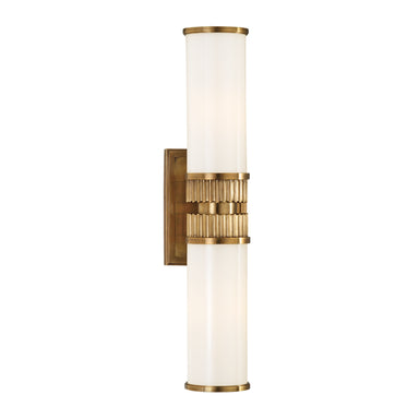 Hudson Valley - Two Light Bath Bracket - Harper - Aged Brass- Union Lighting Luminaires Decor