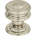 Atlas - Hardware - Campaign Round Knob - Brushed Nickel - Union Lighting Luminaires Decor