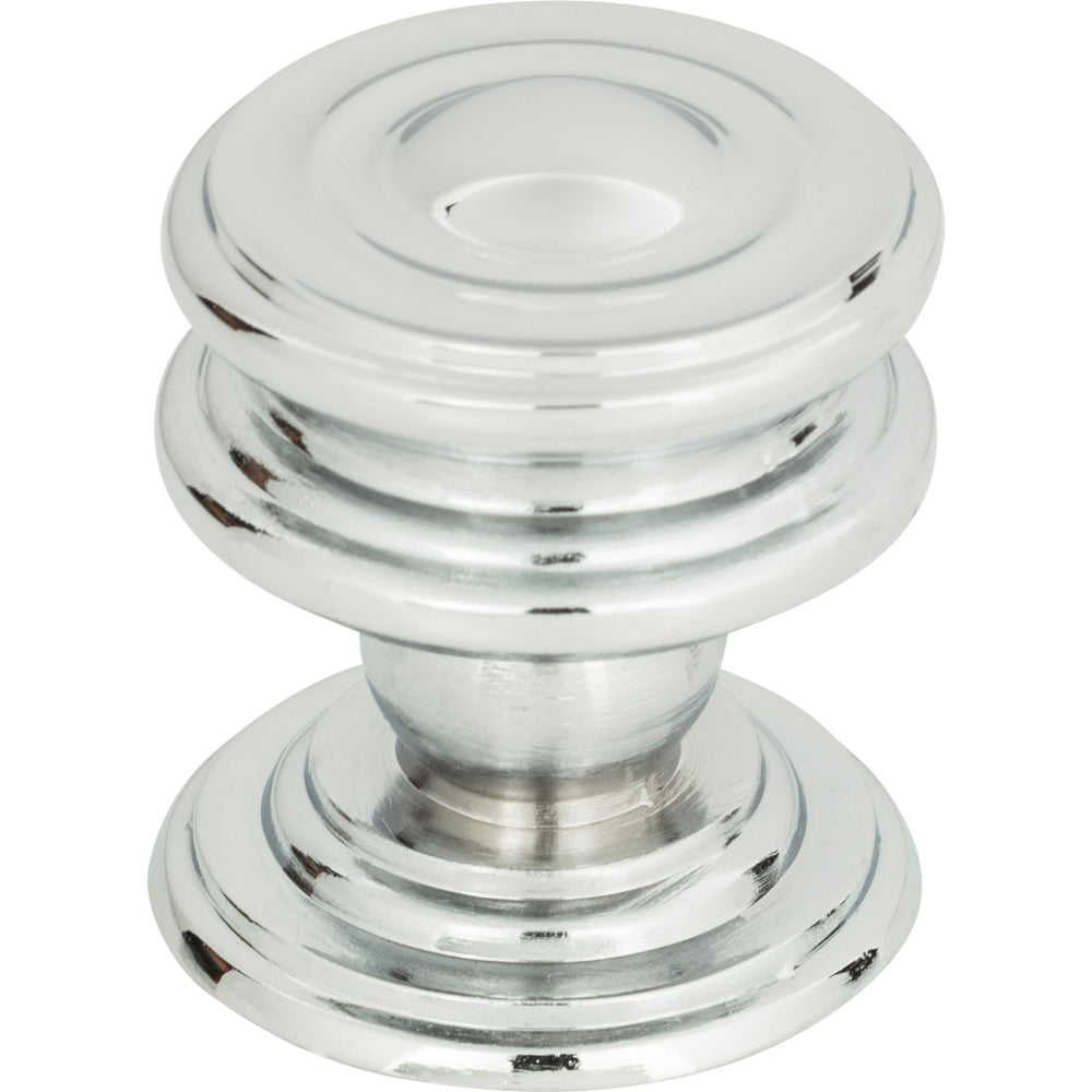Atlas - Hardware - Campaign Round Knob - Polished Chrome - Union Lighting Luminaires Decor