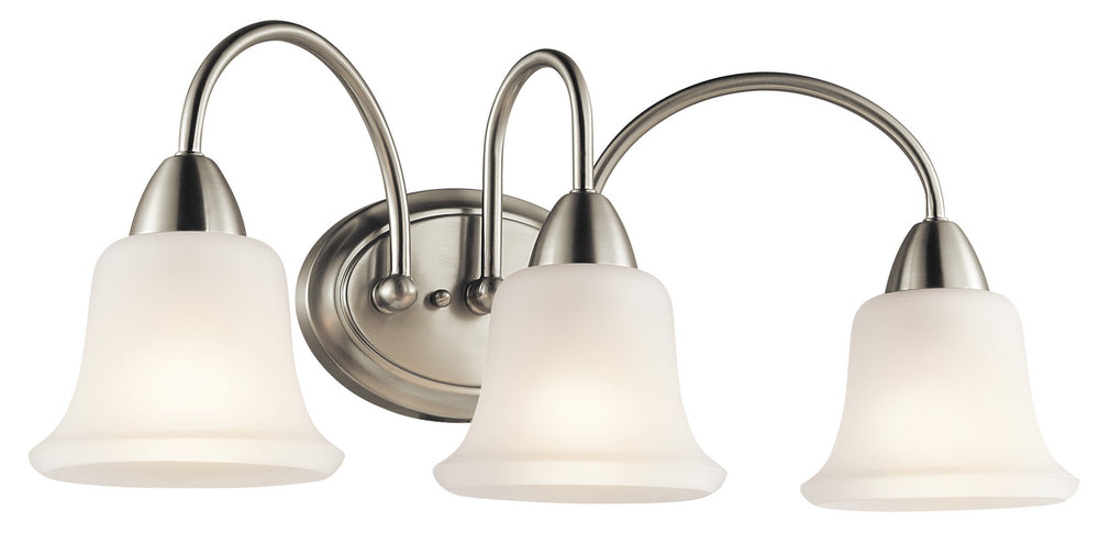 Kichler Canada - Three Light Bath - Nicholson - Brushed Nickel- Union Lighting Luminaires Decor