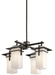 Kichler Canada - Four Light Outdoor Chandelier - Caterham - Olde Bronze- Union Lighting Luminaires Decor