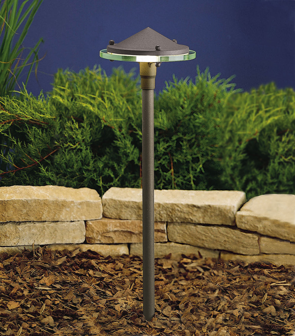 Kichler Canada - One Light Path & Spread - Textured Architectural Bronze- Union Lighting Luminaires Decor