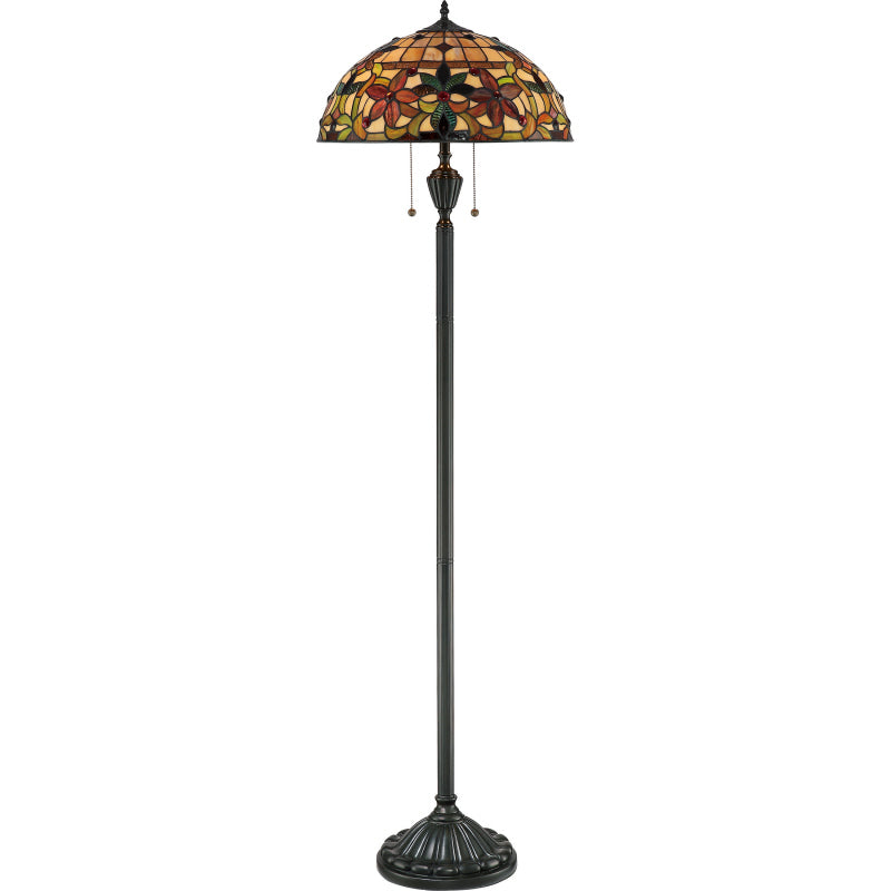 Quoizel - Two Light Floor Lamp - Kami - Vintage Bronze- Union Lighting Luminaires Decor