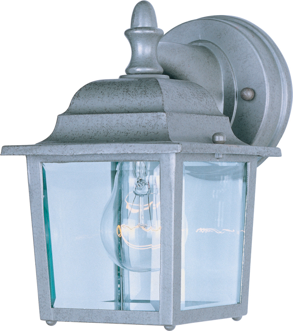 Maxim - One Light Outdoor Wall Lantern - Builder Cast - Pewter- Union Lighting Luminaires Decor