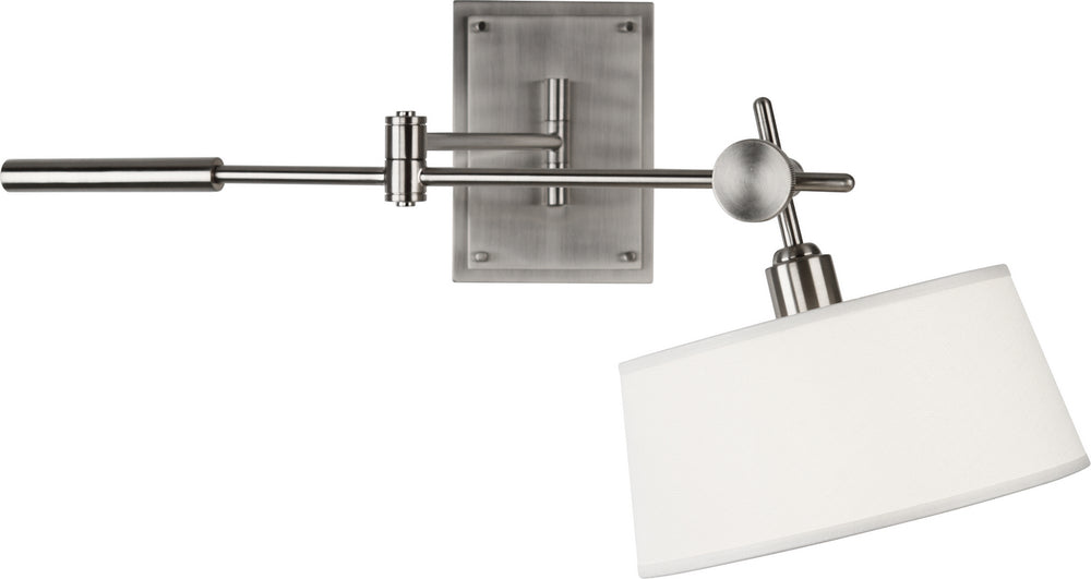 Robert Abbey - One Light Wall Swinger - Rico Espinet Miles - Brushed Nickel- Union Lighting Luminaires Decor