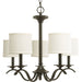 Progress Canada - Five Light Chandelier - Inspire - Antique Bronze- Union Lighting Luminaires Decor