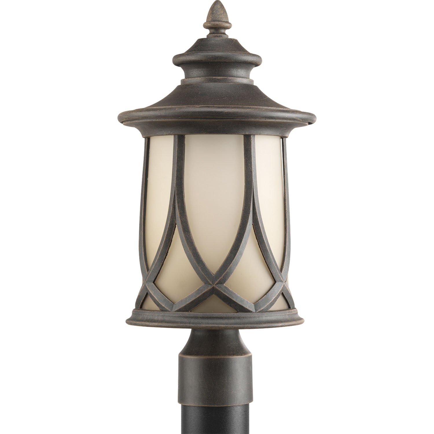 Progress Canada - One Light Post Lantern - Resort - Aged Copper- Union Lighting Luminaires Decor