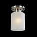 Z-Lite Canada - One Light Flush Mount - Cobalt - Brushed Nickel- Union Lighting Luminaires Decor
