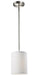 Z-Lite Canada - One Light Pendant - Albion - Brushed Nickel- Union Lighting Luminaires Decor