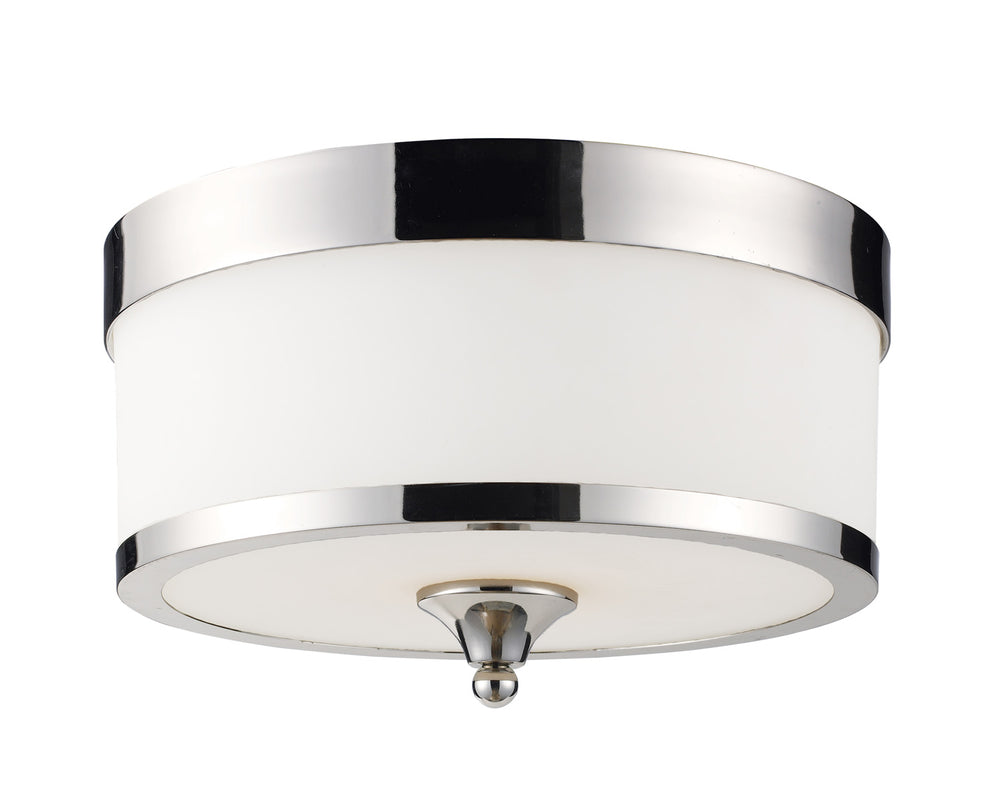 Z-Lite Canada - Three Light Flush Mount - Cosmopolitan - Chrome- Union Lighting Luminaires Decor