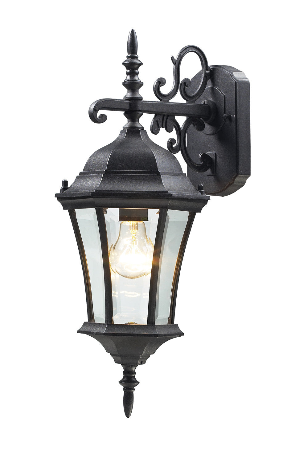 Z-Lite Canada - One Light Outdoor Wall Light - Wakefield - Black- Union Lighting Luminaires Decor