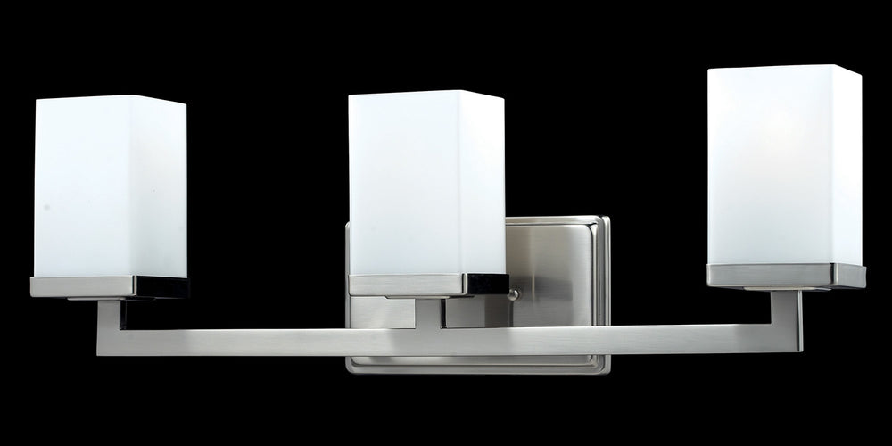 Z-Lite Canada - Three Light Vanity - Tidal - Brushed Nickel- Union Lighting Luminaires Decor