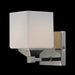 Z-Lite Canada - One Light Wall Sconce - Quube - Chrome- Union Lighting Luminaires Decor