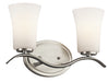 Kichler Canada - Two Light Bath - Armida - Brushed Nickel- Union Lighting Luminaires Decor