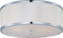 Maxim - Three Light Semi-Flush Mount - Metro - Polished Chrome- Union Lighting Luminaires Decor