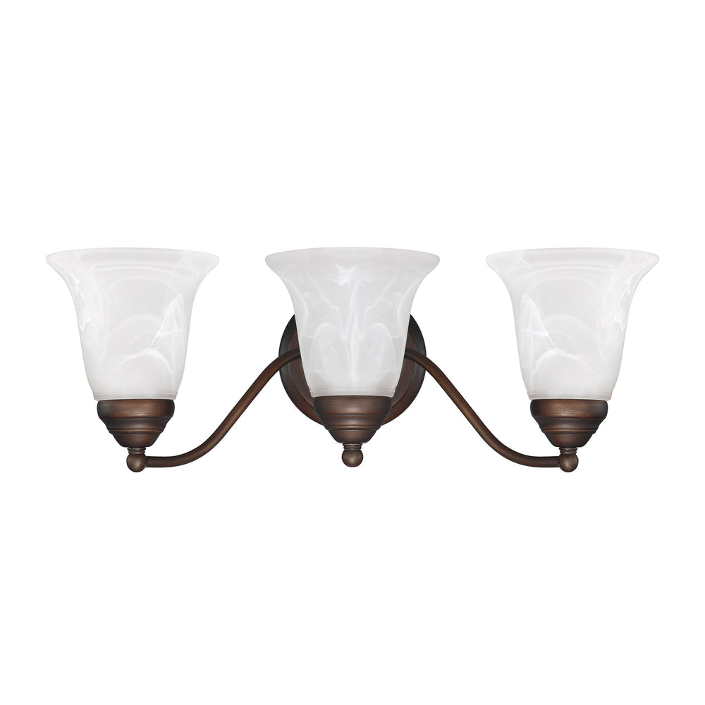 Capital Lighting - Three Light Vanity - Brady - Burnished Bronze- Union Lighting Luminaires Decor