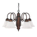 Capital Lighting - Five Light Chandelier - David - Burnished Bronze- Union Lighting Luminaires Decor