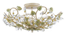 Crystorama - Five Light Semi Flush Mount - Josie - Champagne Green Tea- Union Lighting Luminaires Decor