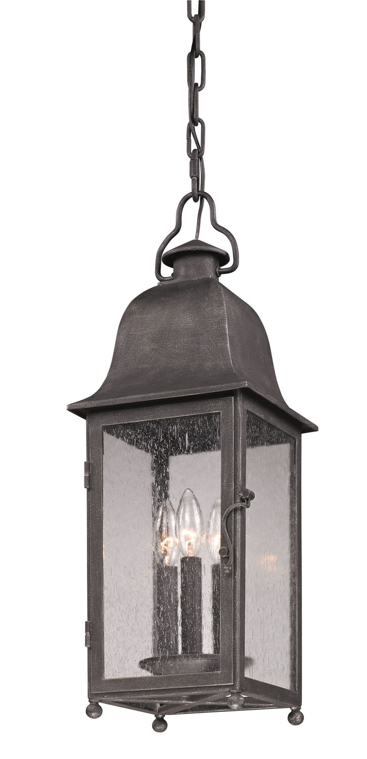 Troy Lighting Canada - Three Light Hanging Lantern - Larchmont - Vintage Bronze- Union Lighting Luminaires Decor