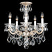 Schonbek - Five Light Semi-Flush Mount - La Scala - Antique Silver- Union Lighting Luminaires Decor