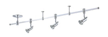 Kendal Canada - Line Voltage Cylinder Rail Kit - Rail Kit - Chrome- Union Lighting Luminaires Decor