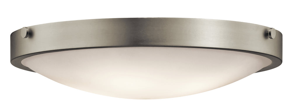 Kichler Canada - Four Light Flush Mount - Lytham - Brushed Nickel- Union Lighting Luminaires Decor