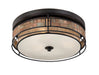 Quoizel - Three Light Flush Mount - Laguna - Renaissance Copper- Union Lighting Luminaires Decor