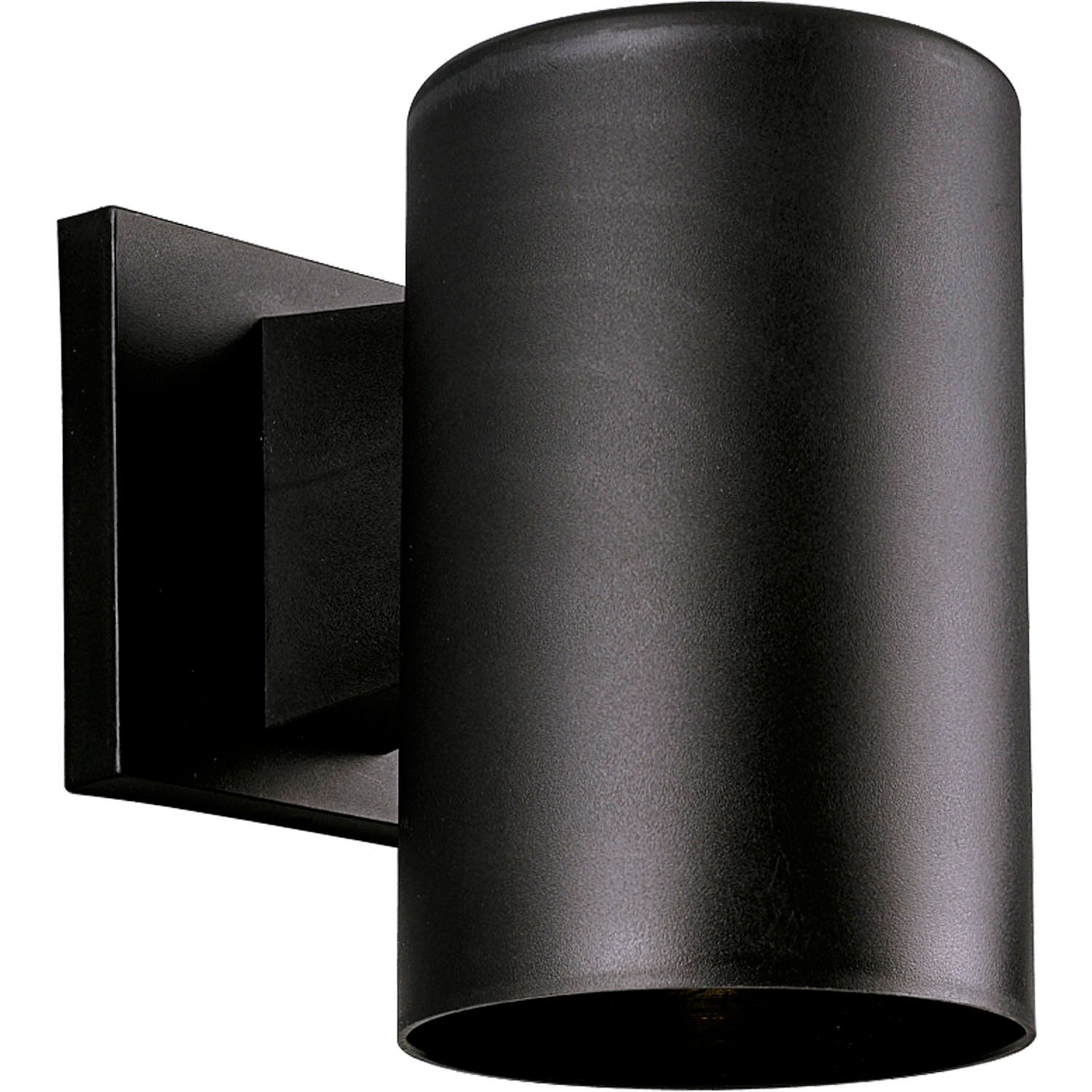 Progress Canada - One Light Outdoor Wall Lantern - Cylinder - Black- Union Lighting Luminaires Decor