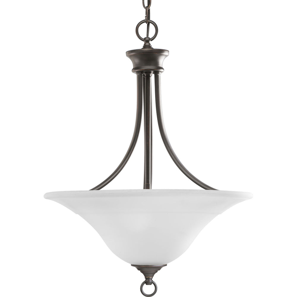 Progress Canada - Three Light Foyer Pendant - Trinity - Antique Bronze- Union Lighting Luminaires Decor