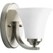 Progress Canada - One Light Bath Bracket - Adorn - Brushed Nickel- Union Lighting Luminaires Decor