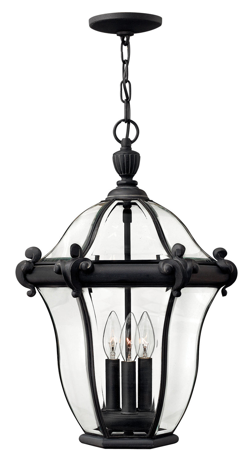 Hinkley Canada - LED Hanging Lantern - San Clemente - Museum Black- Union Lighting Luminaires Decor