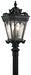 Kichler Canada - Four Light Outdoor Post Mount - Tournai - Textured Black- Union Lighting Luminaires Decor