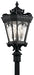 Kichler Canada - Four Light Outdoor Post Mount - Tournai - Textured Black- Union Lighting Luminaires Decor