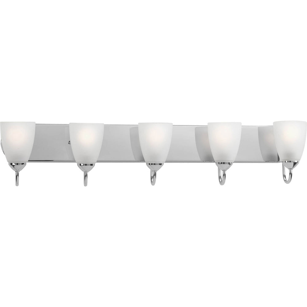 Progress Canada - Five Light Bath - Gather - Polished Chrome- Union Lighting Luminaires Decor