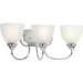 Progress Canada - Three Light Bath Bracket - Heart - Polished Chrome- Union Lighting Luminaires Decor