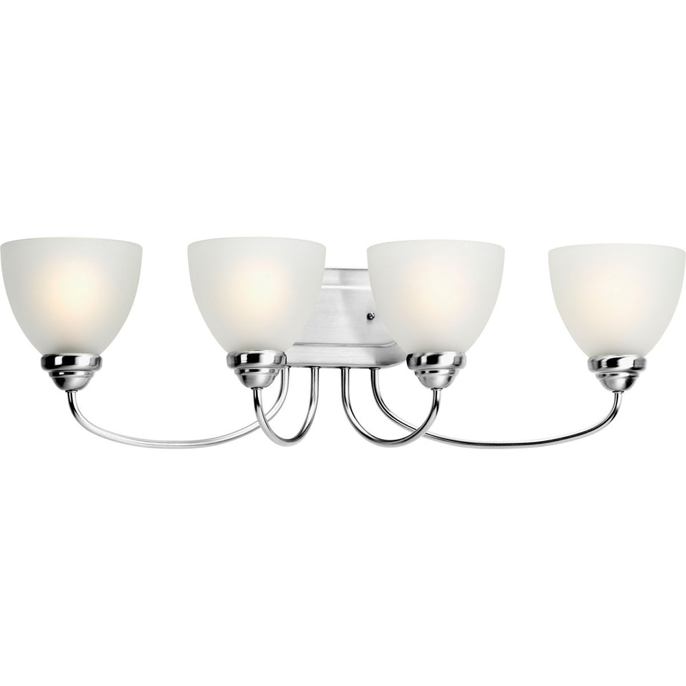 Progress Canada - Four Light Bath Bracket - Heart - Polished Chrome- Union Lighting Luminaires Decor