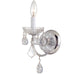 Crystorama - One Light Wall Sconce - Imperial - Polished Chrome- Union Lighting Luminaires Decor