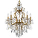 Crystorama - Six Light Chandelier - Filmore - Antique Gold- Union Lighting Luminaires Decor