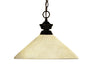 Z-Lite Canada - One Light Pendant - Chance/Bourbon - Bronze- Union Lighting Luminaires Decor