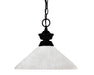 Z-Lite Canada - One Light Pendant - Shark - Matte Black- Union Lighting Luminaires Decor