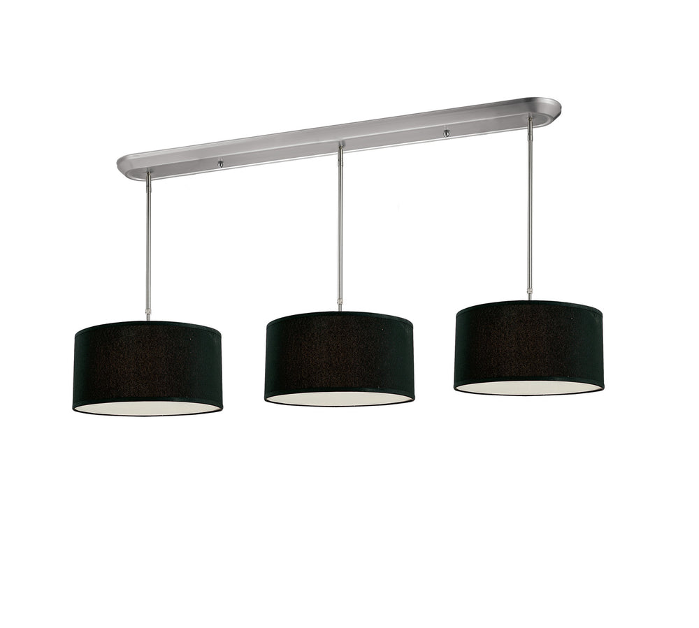 Z-Lite Canada - Nine Light Linear Chandelier - Albion - Brushed Nickel- Union Lighting Luminaires Decor