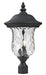 Z-Lite Canada - Two Light Outdoor Post Mount Fixture - Armstrong - Black- Union Lighting Luminaires Decor