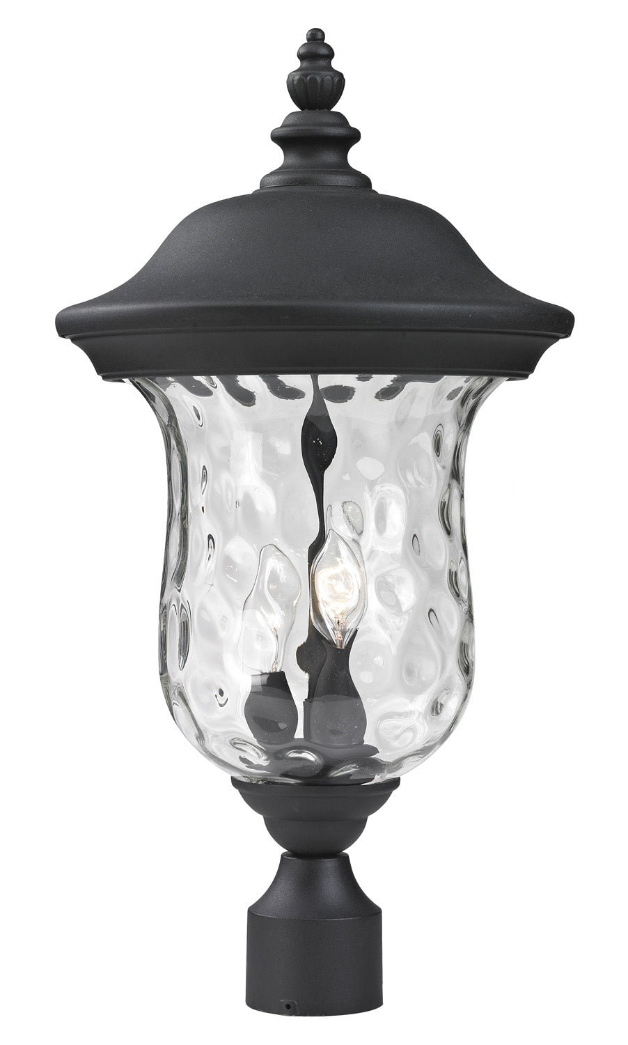 Z-Lite Canada - Two Light Outdoor Post Mount Fixture - Armstrong - Black- Union Lighting Luminaires Decor