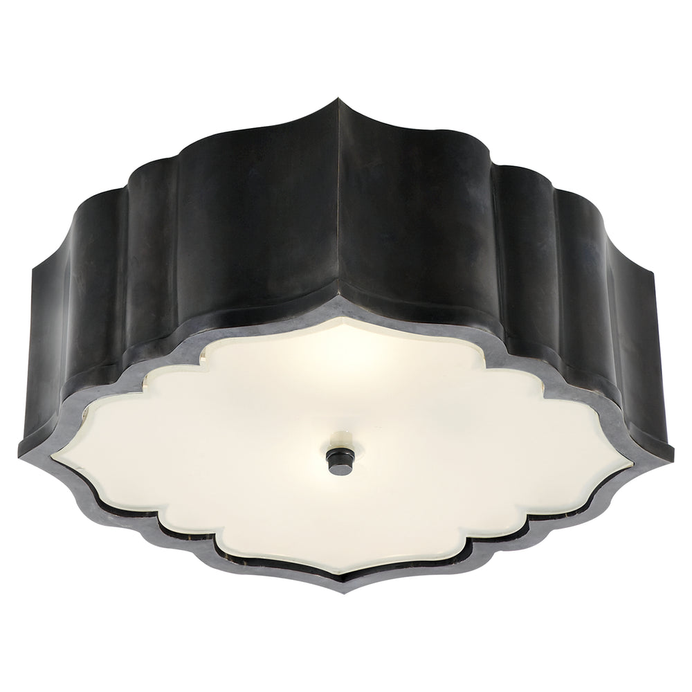 Visual Comfort Signature Canada - Three Light Flush Mount - Balthazar - Gun Metal- Union Lighting Luminaires Decor