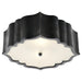 Visual Comfort Signature Canada - Three Light Flush Mount - Balthazar - Gun Metal- Union Lighting Luminaires Decor