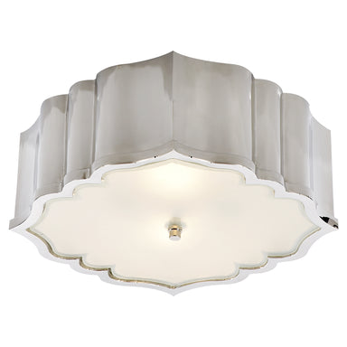 Visual Comfort Signature Canada - Three Light Flush Mount - Balthazar - Polished Nickel- Union Lighting Luminaires Decor