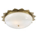 Visual Comfort Signature Canada - Two Light Flush Mount - Rachel - Natural Brass- Union Lighting Luminaires Decor
