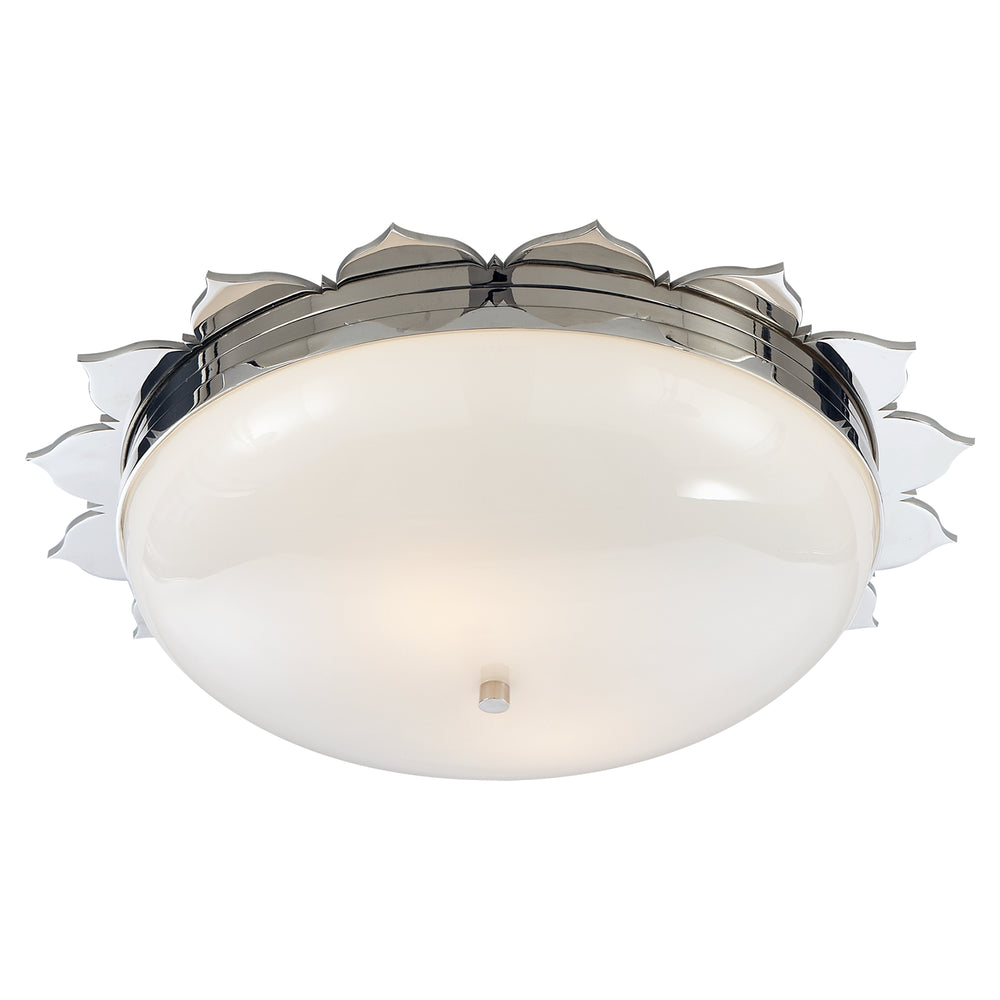Visual Comfort Signature Canada - Two Light Flush Mount - Rachel - Polished Nickel- Union Lighting Luminaires Decor