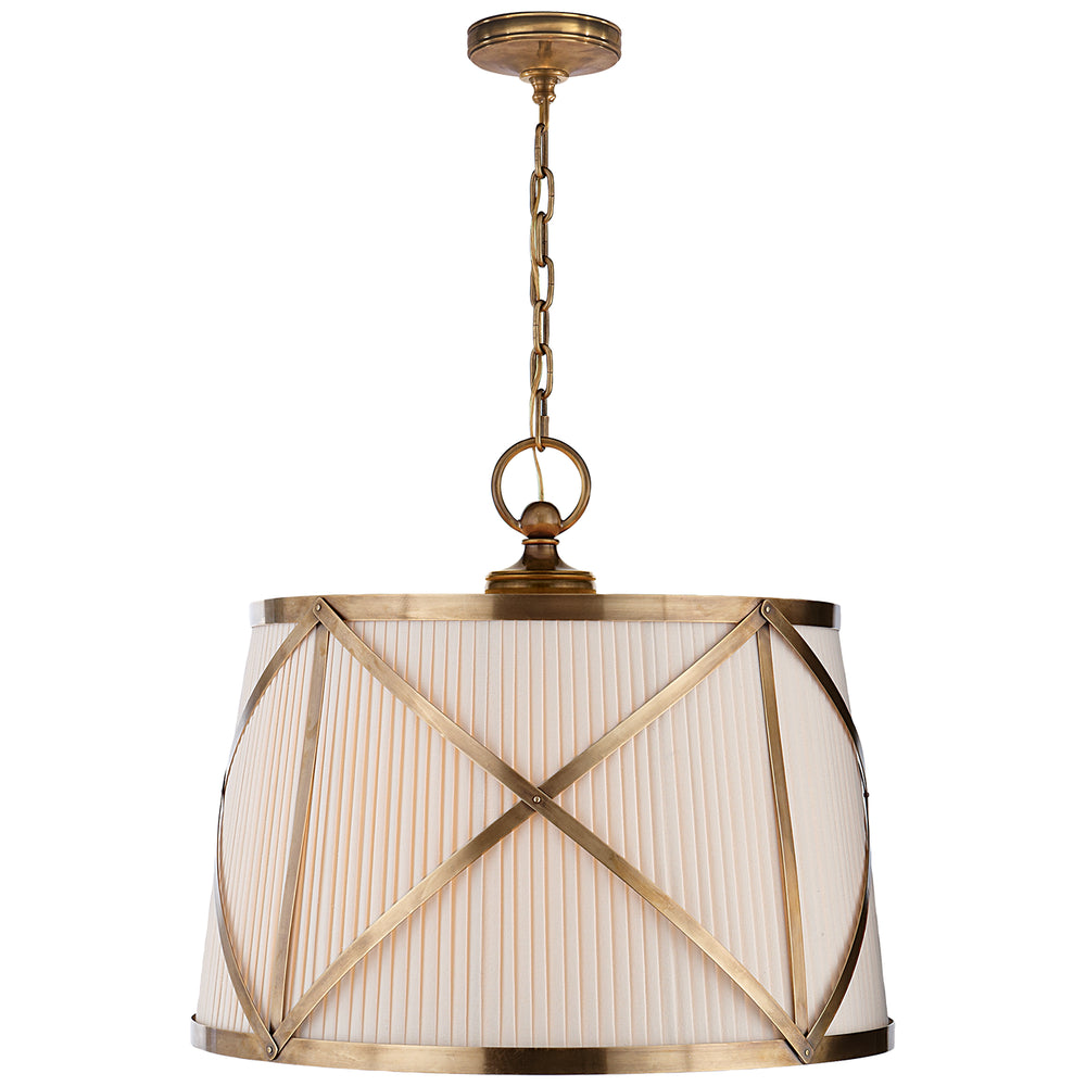 Visual Comfort Signature Canada - Three Light Pendant - Grosvenor - Antique-Burnished Brass- Union Lighting Luminaires Decor