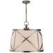 Visual Comfort Signature Canada - Three Light Pendant - Grosvenor - Antique Nickel- Union Lighting Luminaires Decor